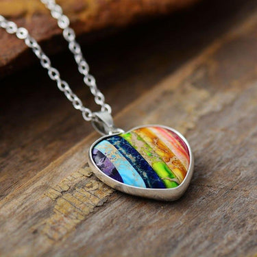 The Chakra-Loving Heart Jasper Necklace-Your Soul Place